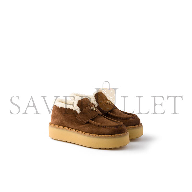 PRADA SUEDE LOAFERS 1D717N